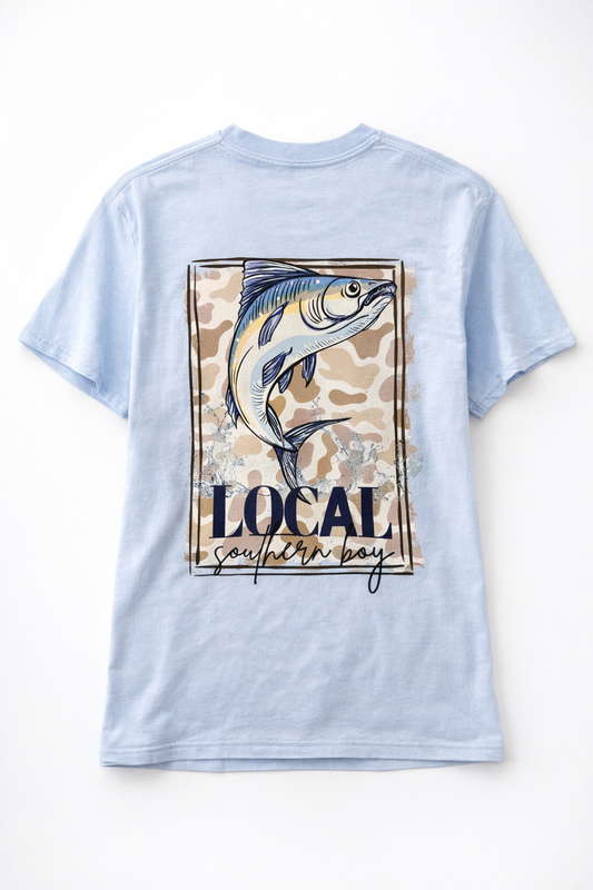 Local Southern Boy Comfort Color Tee