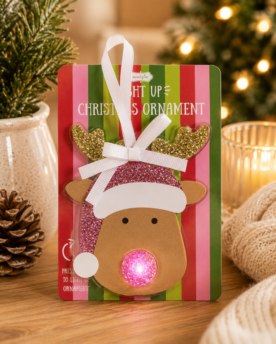 Light Up Reindeer | Pink