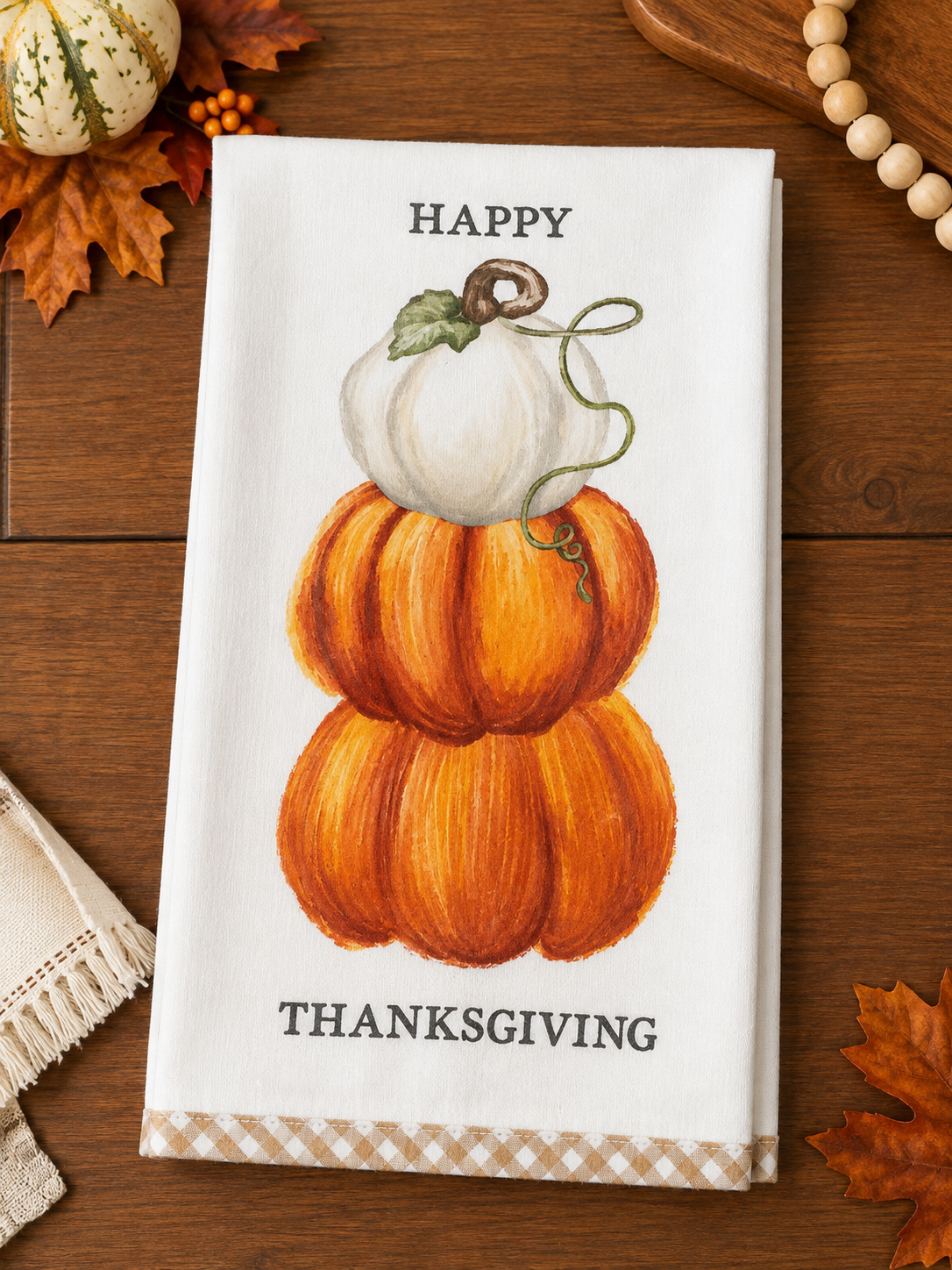 Happy Thanksgiving Tea Towel