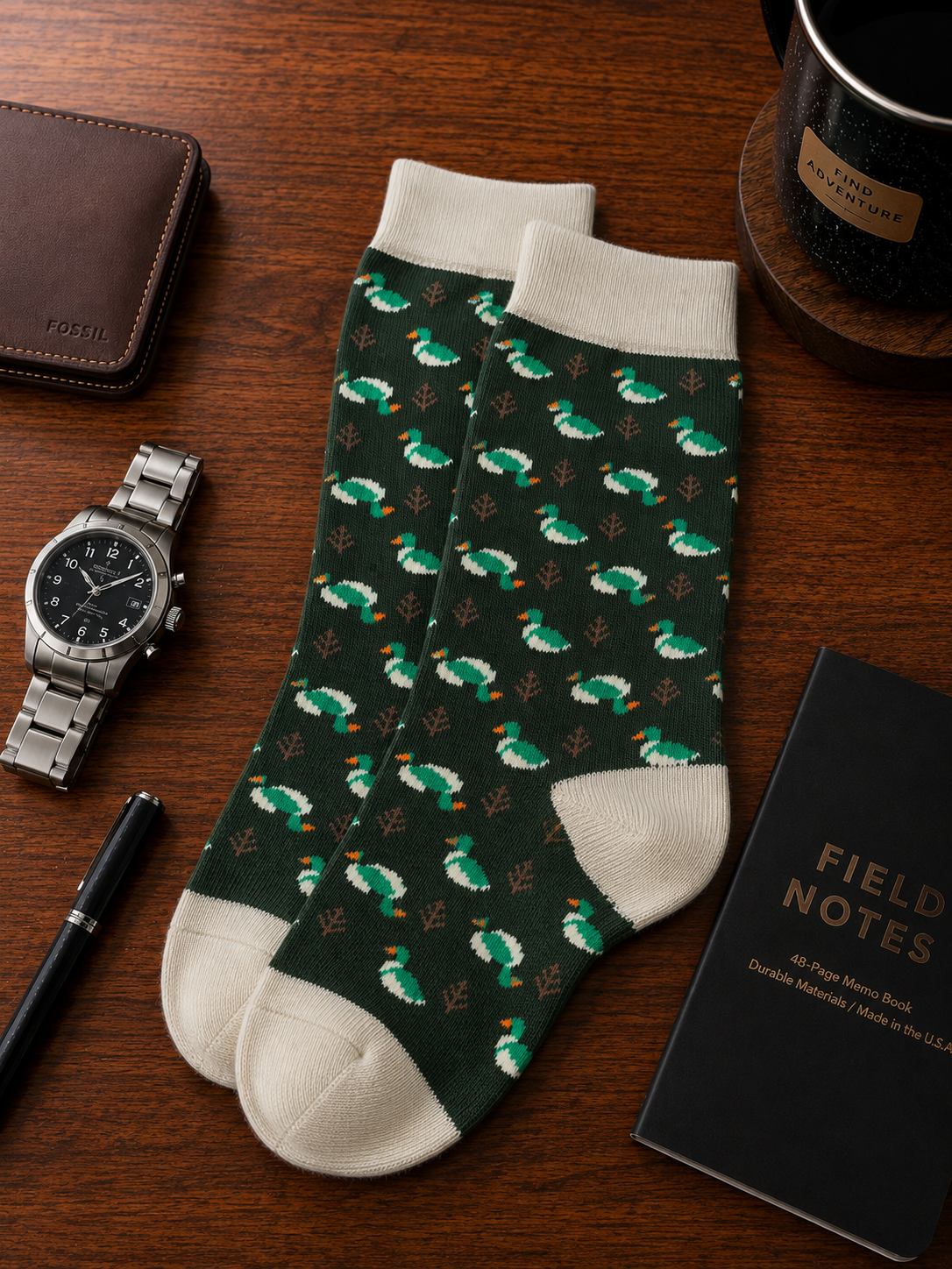 Green Head Socks