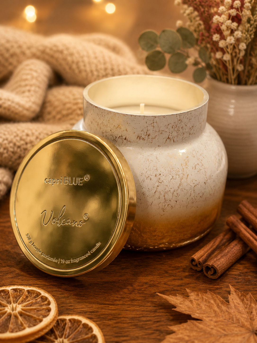 Volcano Glimmer Candle | 19oz | Capri Blue