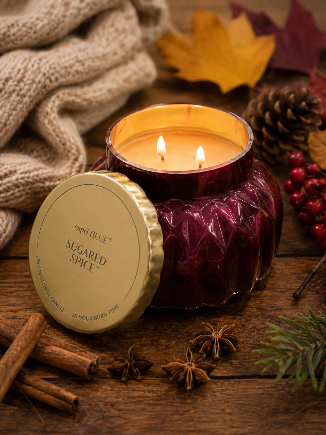 Sugared Spice Candle | 19oz | Capri Blue