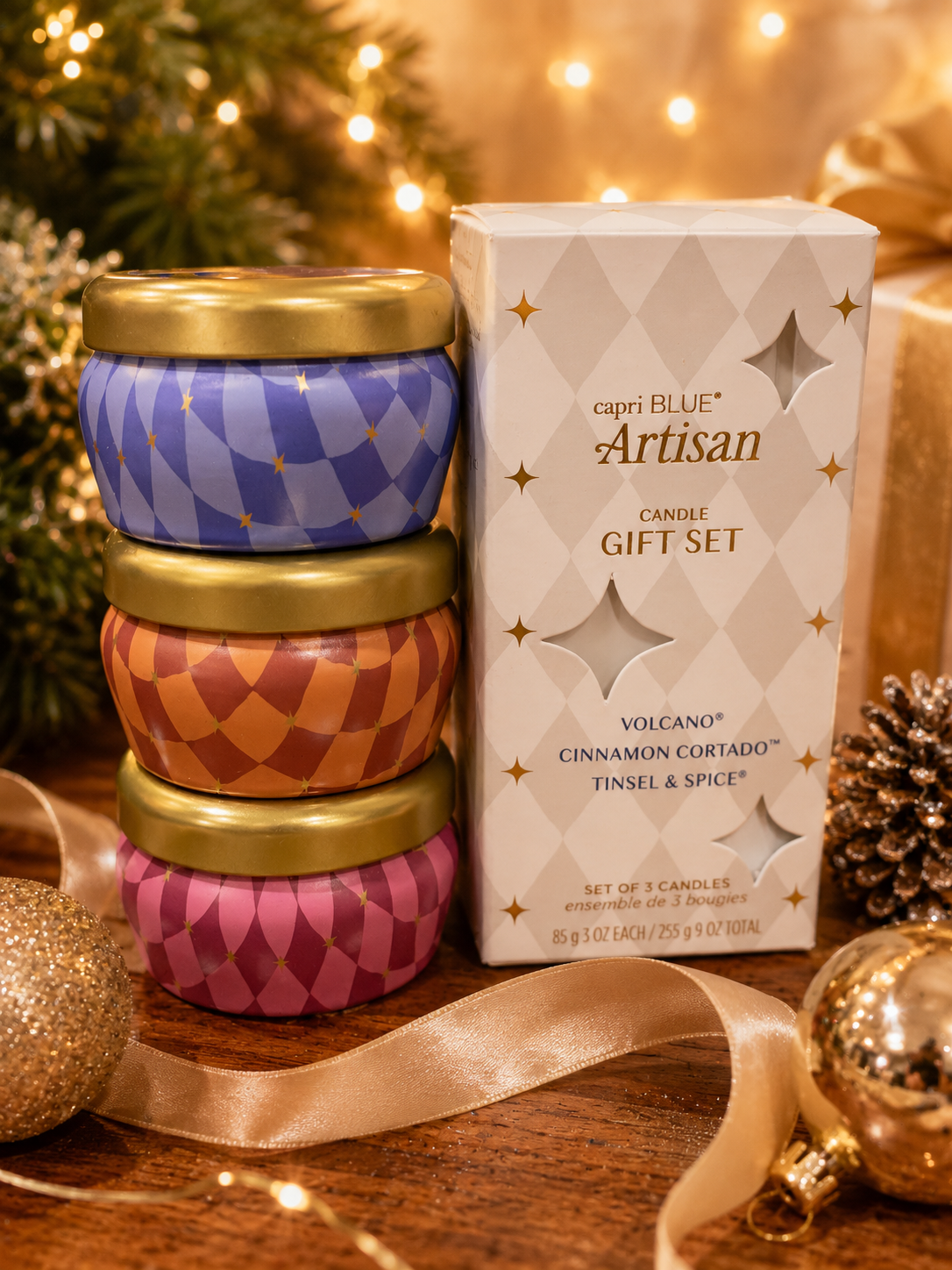 Capri Blue Artisan Candle Gift Set