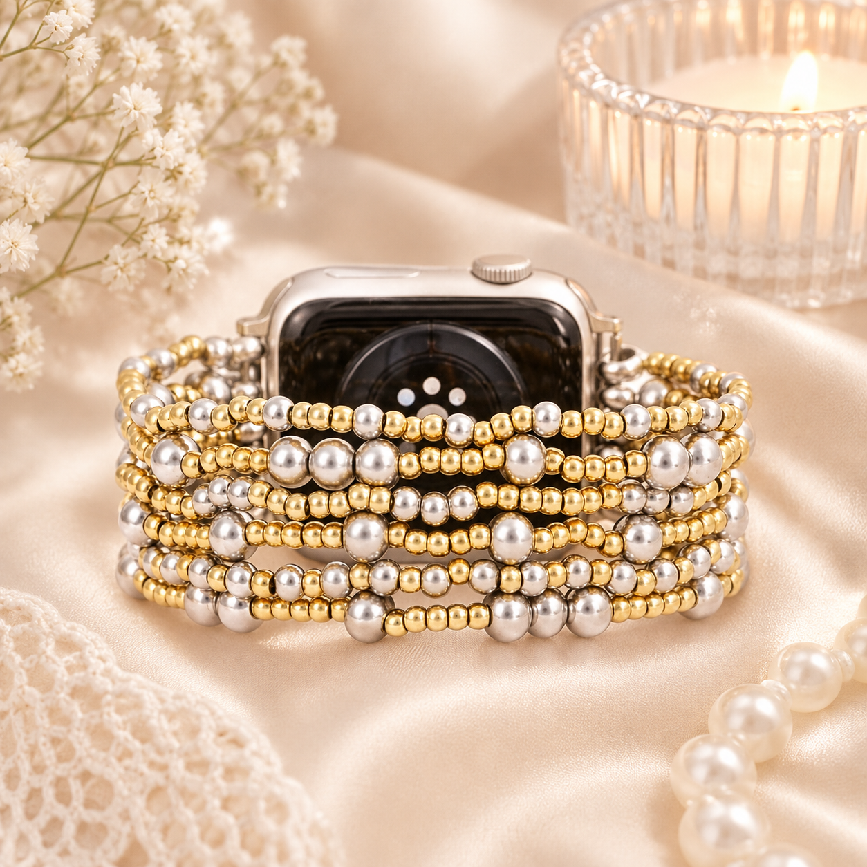 Eternal Glow Stretch Apple Watch Strap