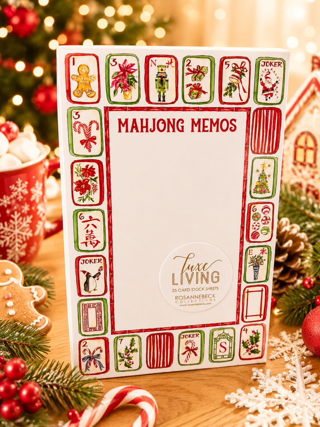 Luxe Large Notepad | Mahjong Memos