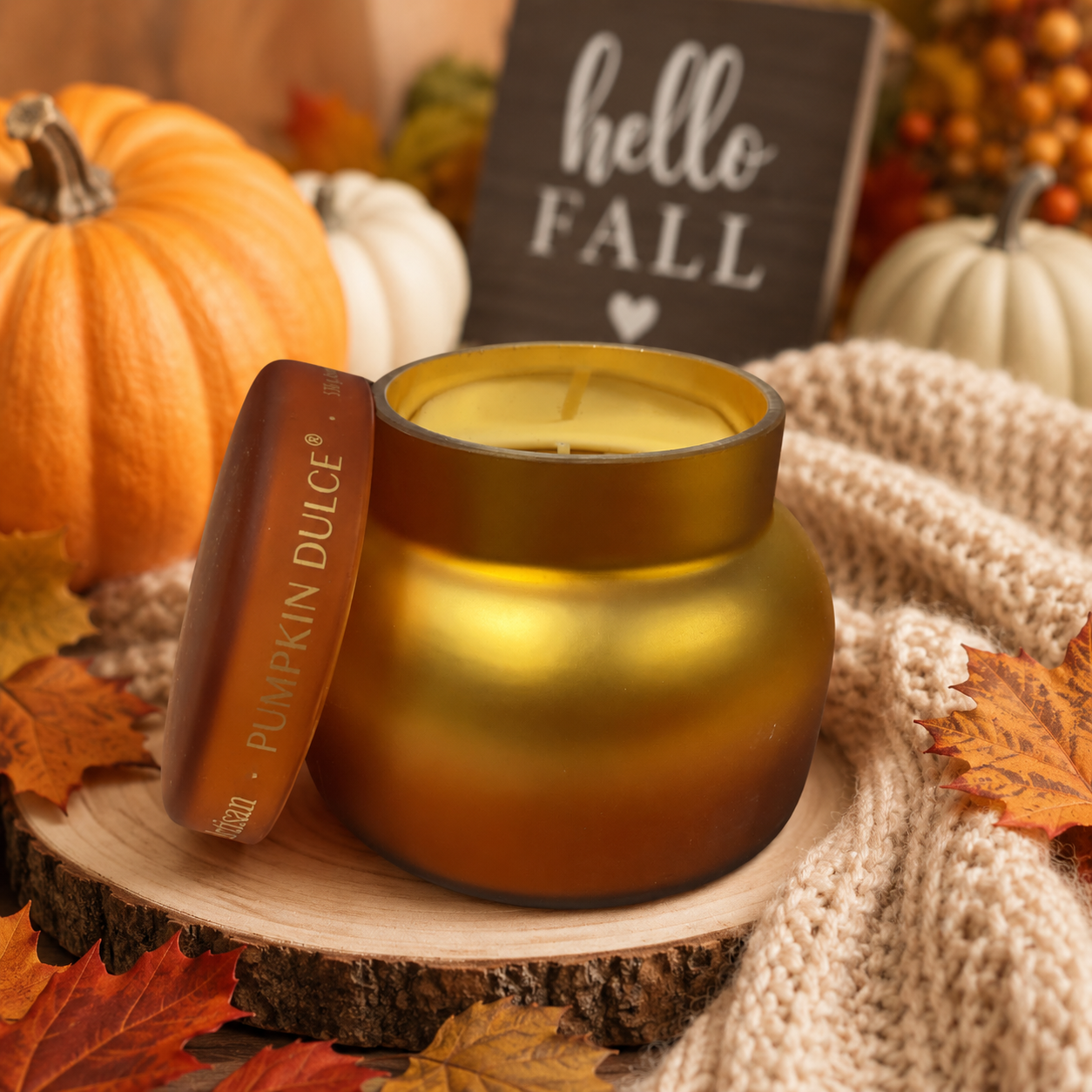Pumpkin Dulce Candle | Capri Blue