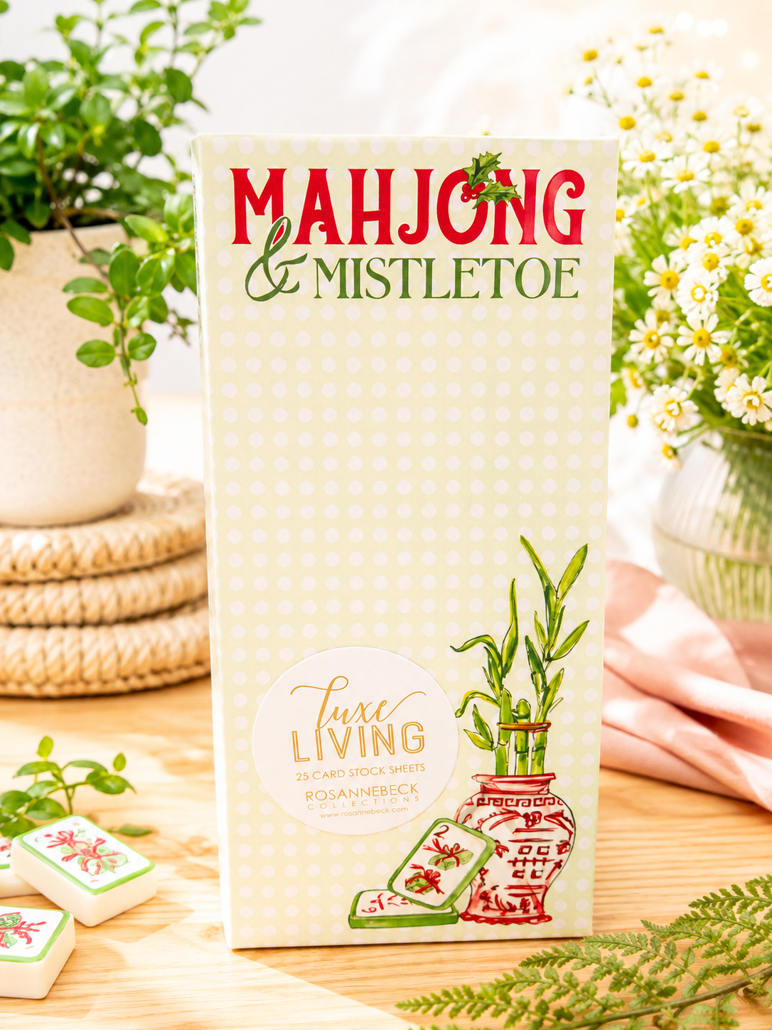 Luxe Skinny Pad | Mistletoe & Mahjong