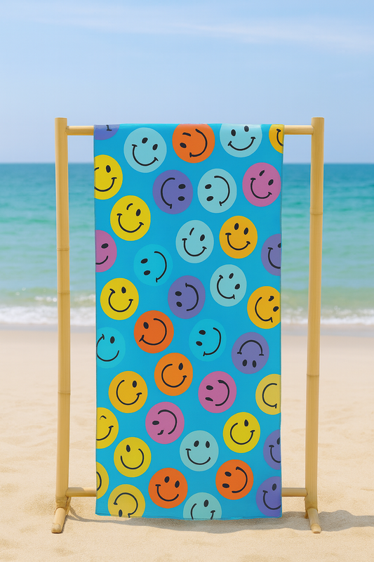 Smiley Beach Towel | Crae