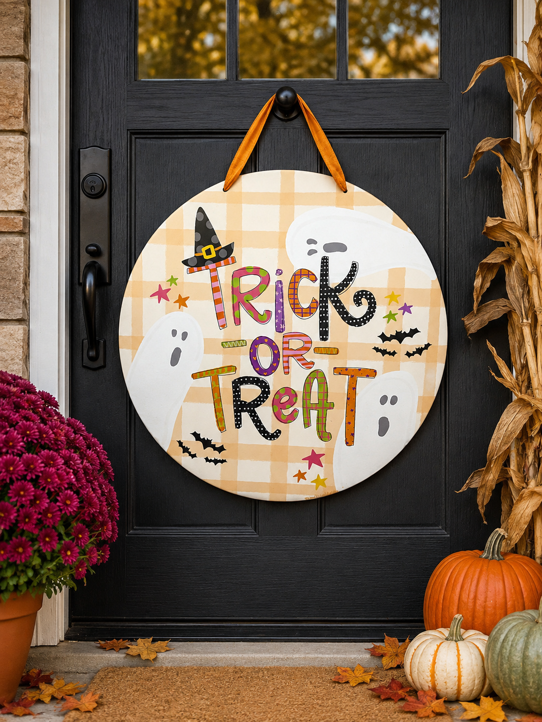 Trick Or Treat Door Hanger