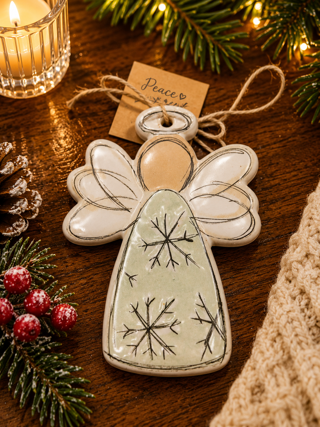 Stoneware Ornaments