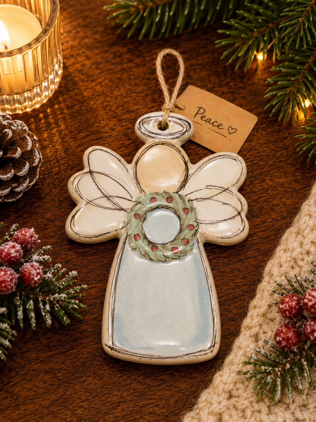 Stoneware Ornaments