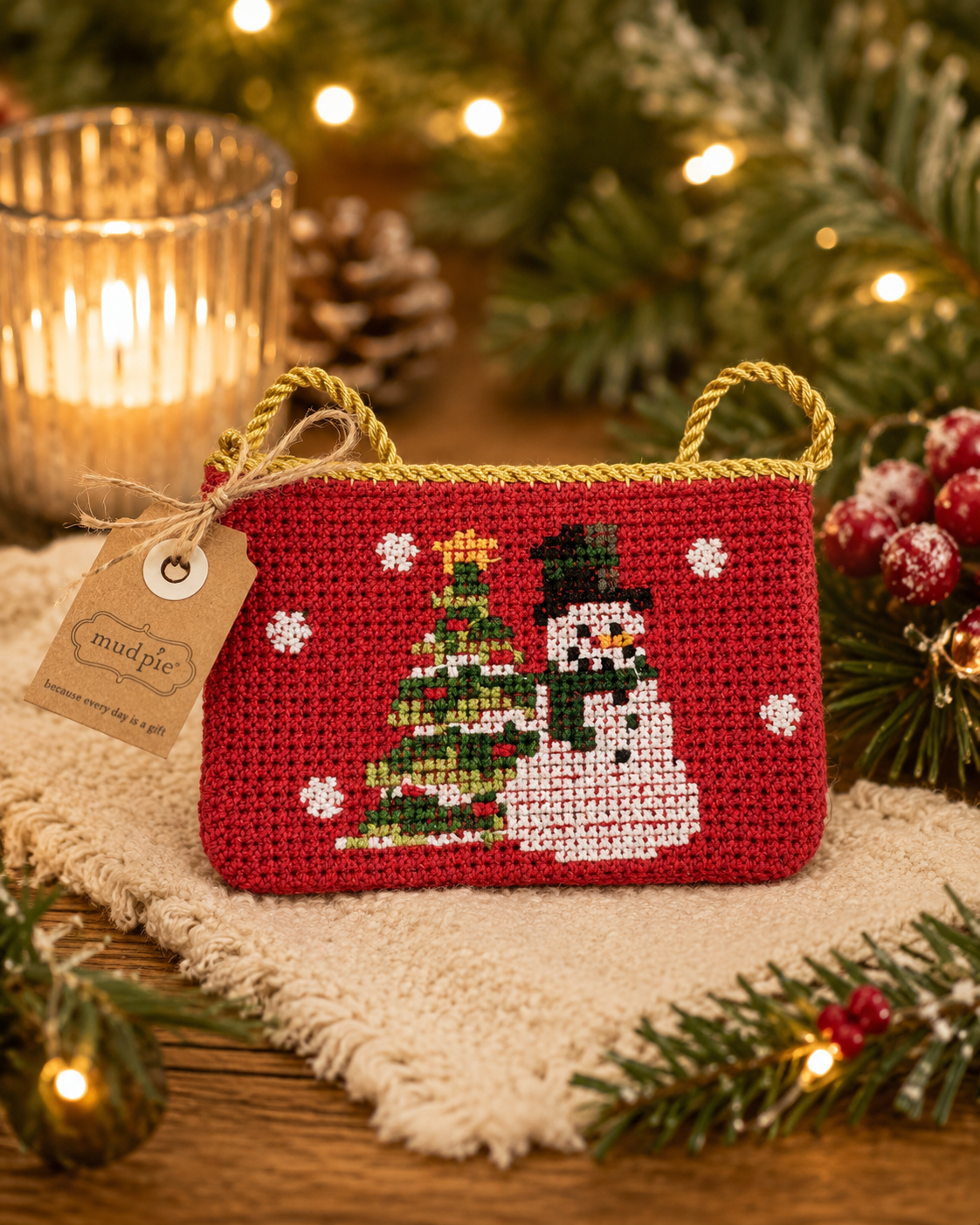 Needlepoint Gift Card Holder