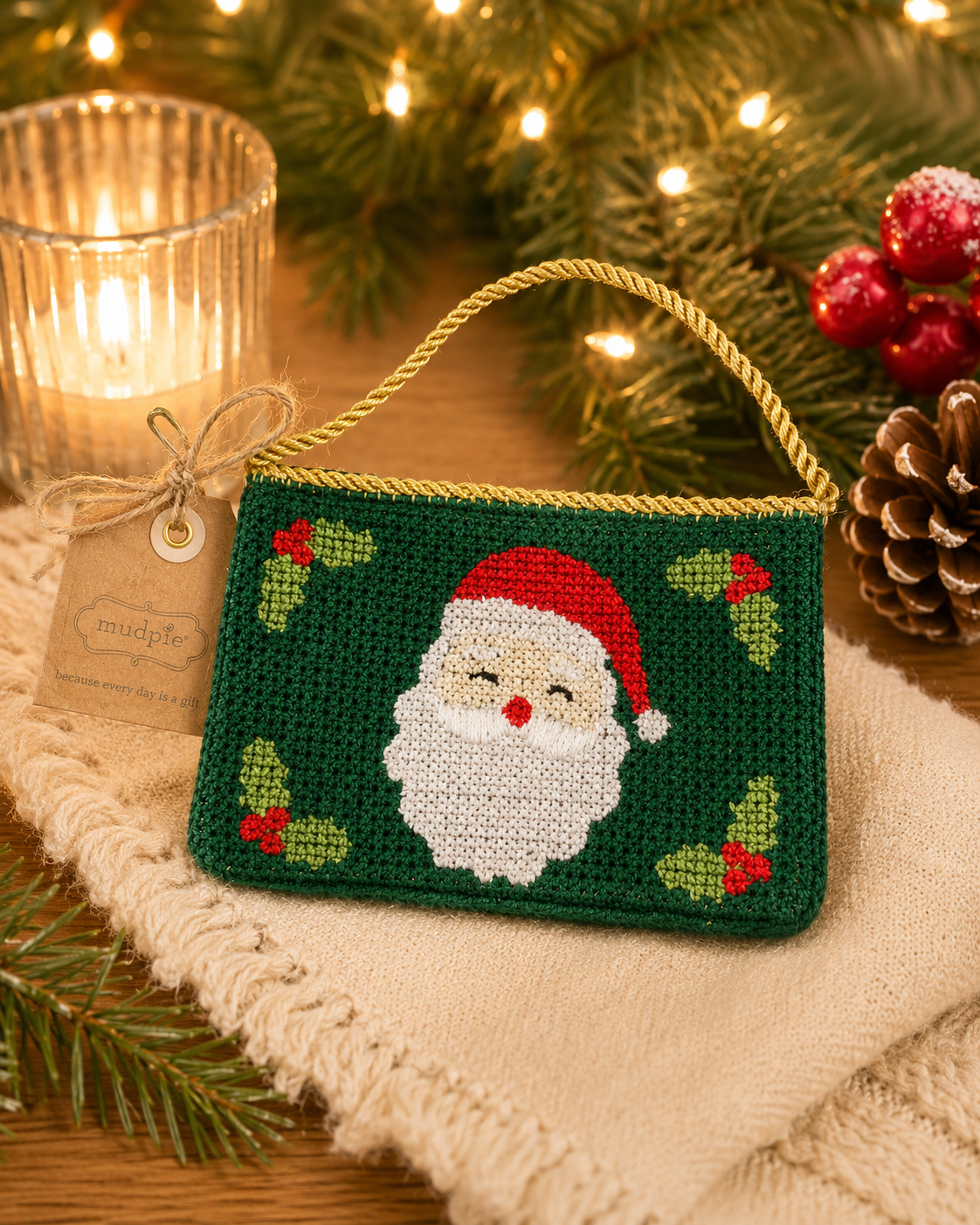 Needlepoint Gift Card Holder