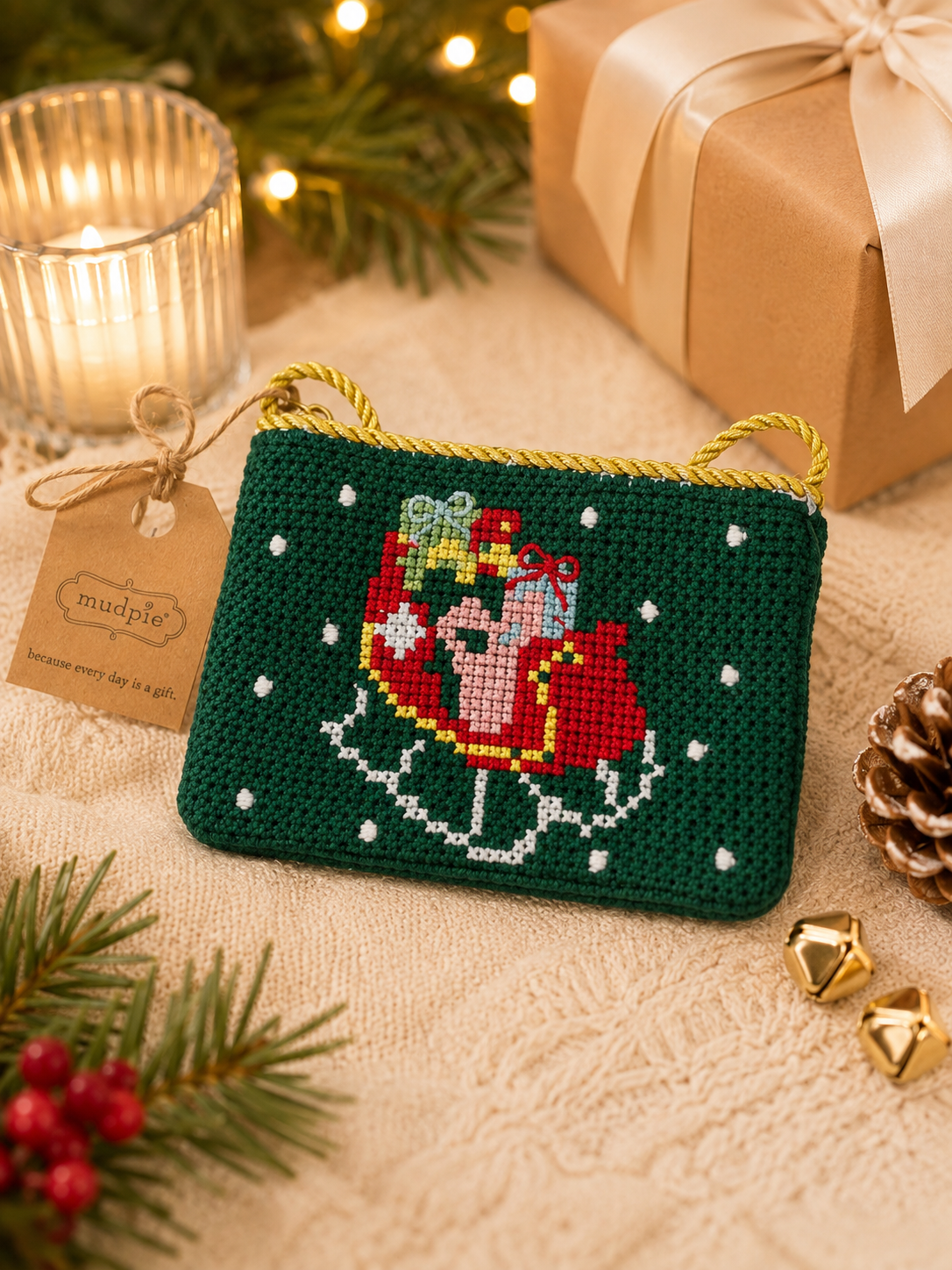 Needlepoint Gift Card Holder