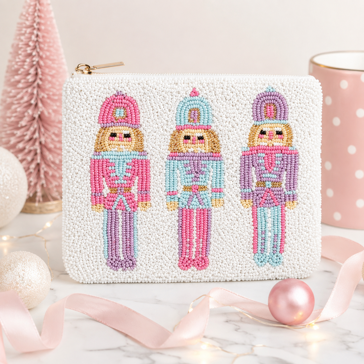 Nutcracker Beaded Bag