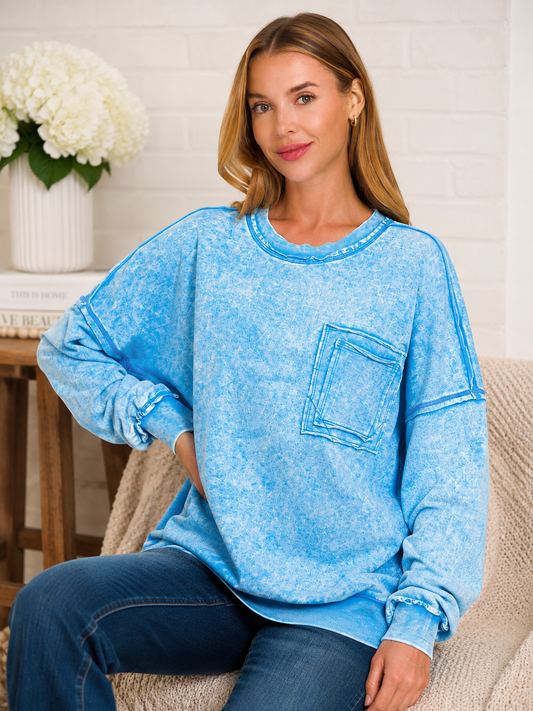 Blue Haze Pullover