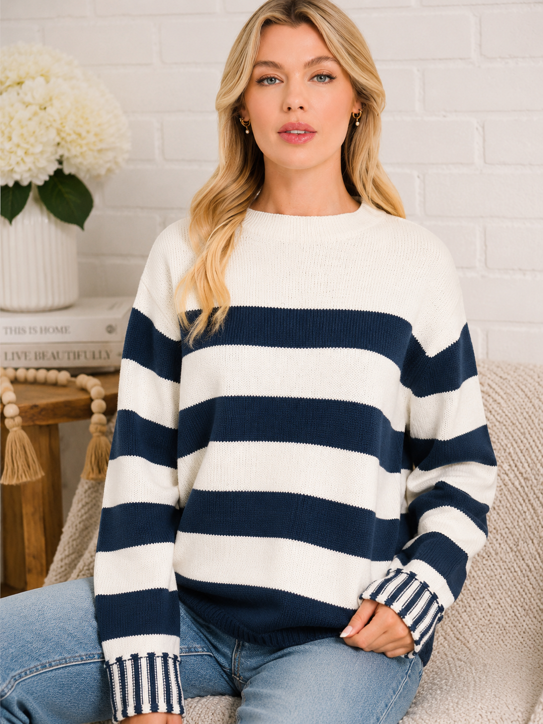 Marina Stripe Sweater