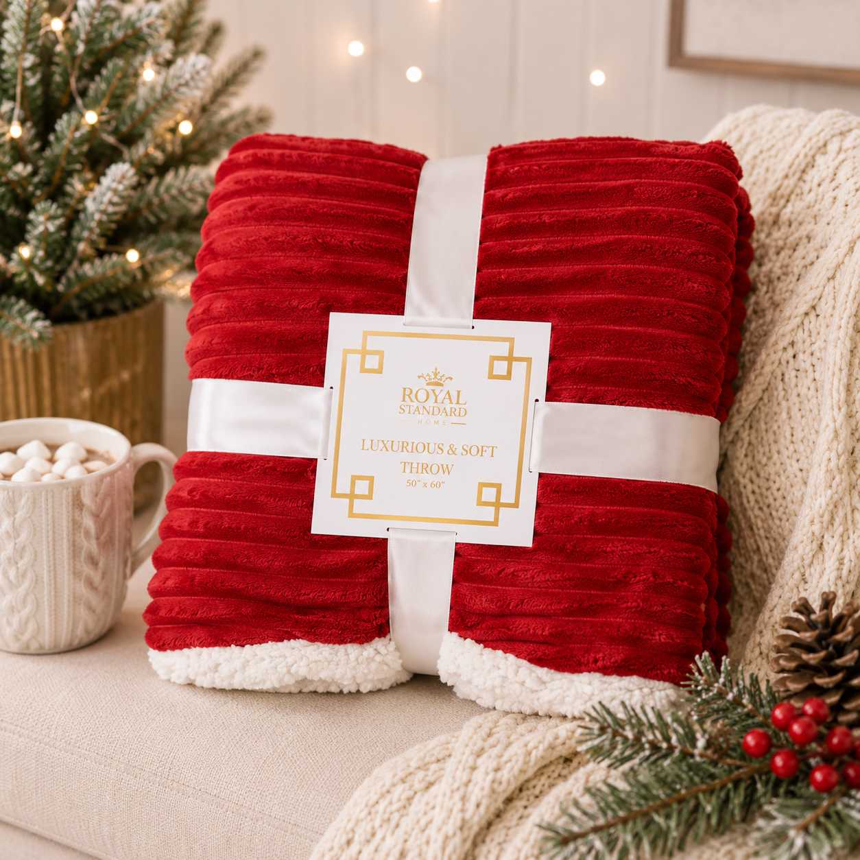 Santa's Sack Christmas Blanket