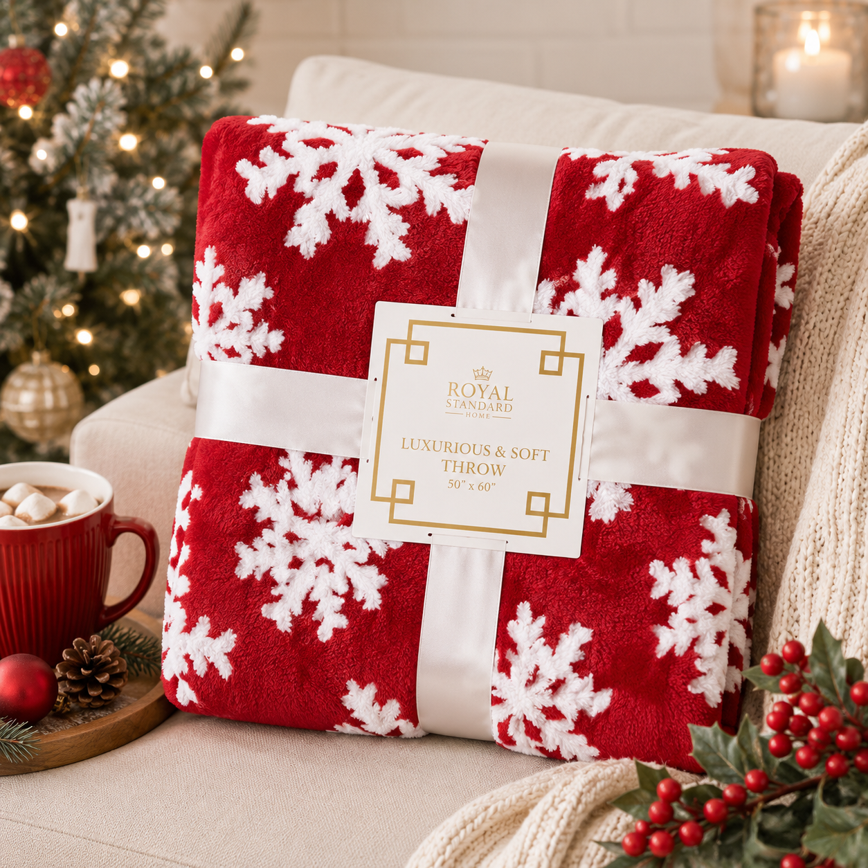 Snowflake Snuggles Blanket