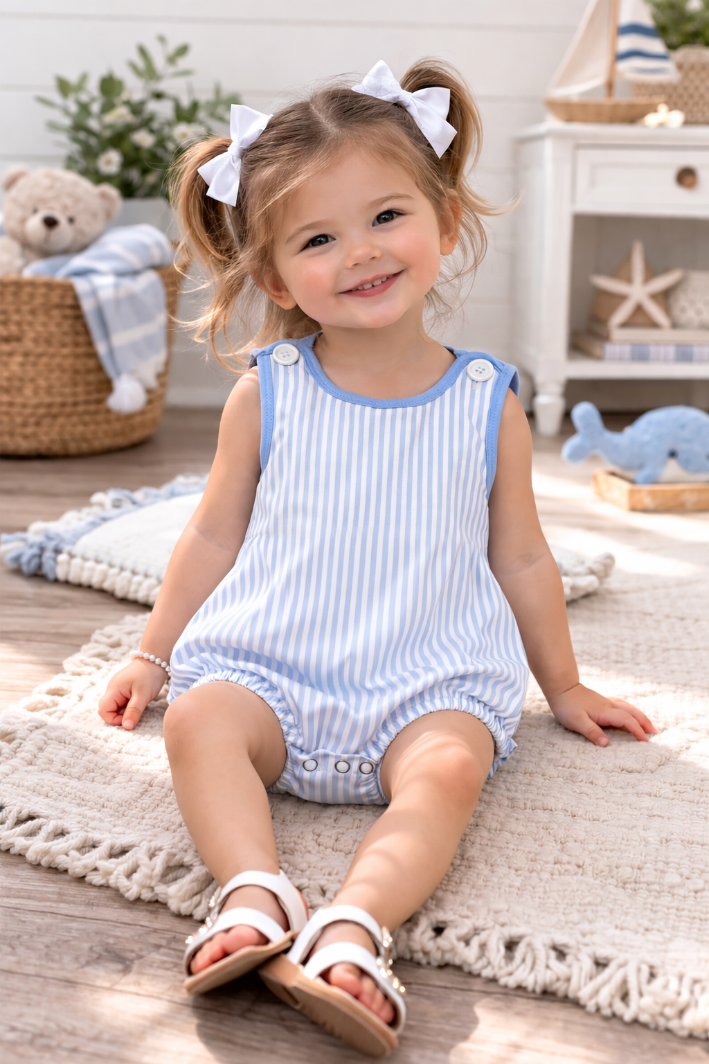 Seaside Stripe Romper