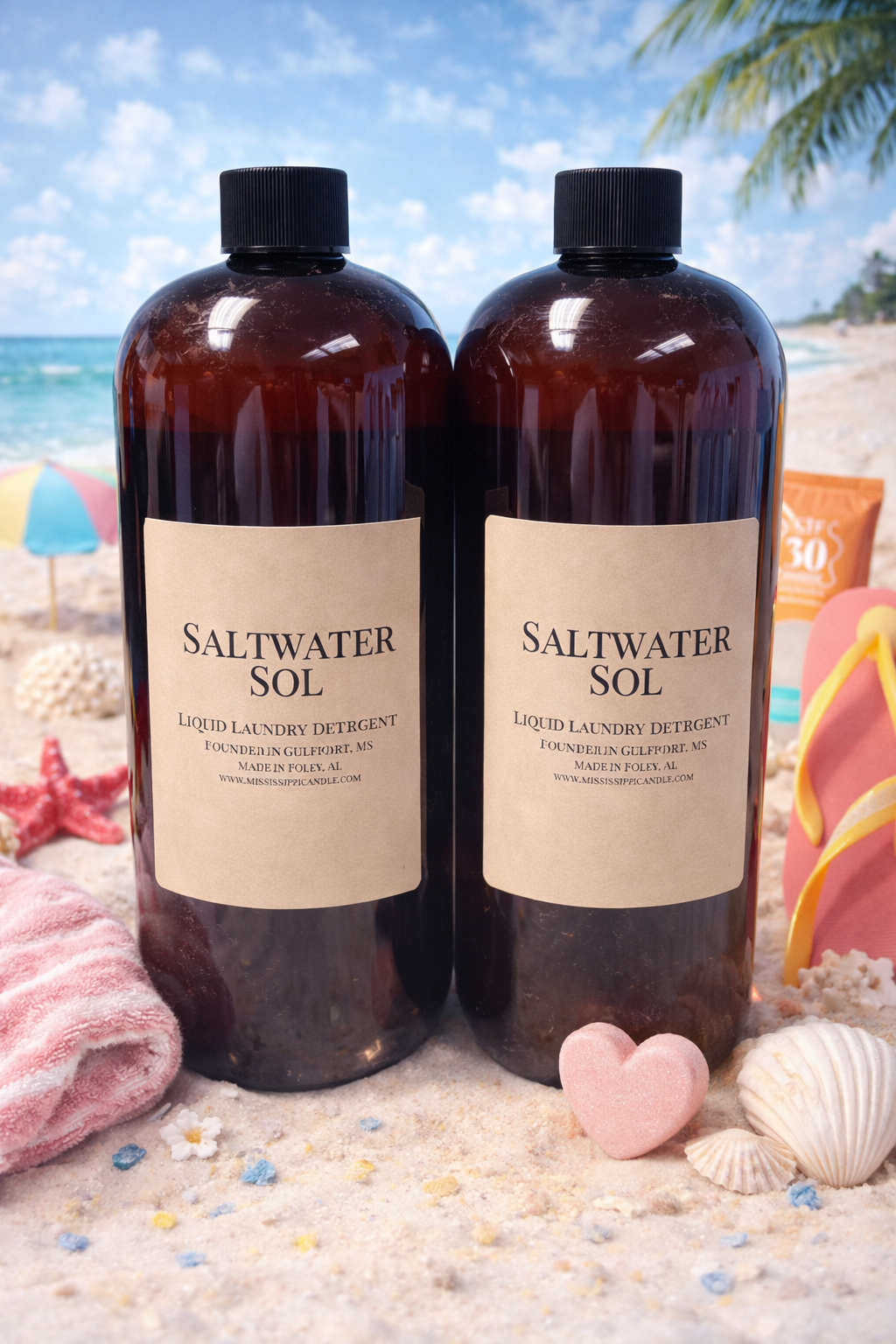 Saltwater Sol Laundry Detergent | MS. Candle Company