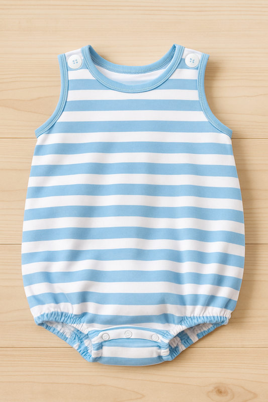 Seaside Stripes Bubble |Monogram Me