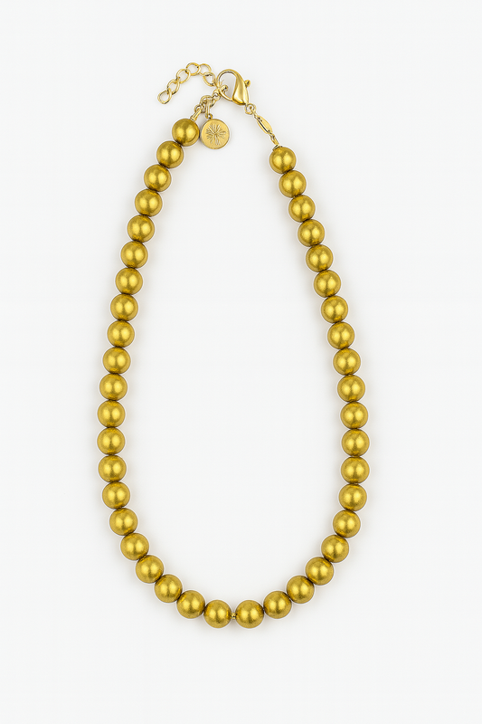 Golden Girl Beaded Necklace | Susan Shaw