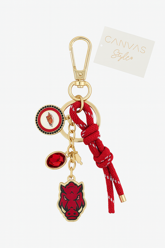 Razor Rally Charm Keychain