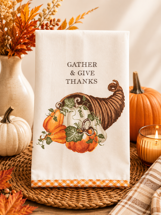 Gather & Give Thanks Hand Towel