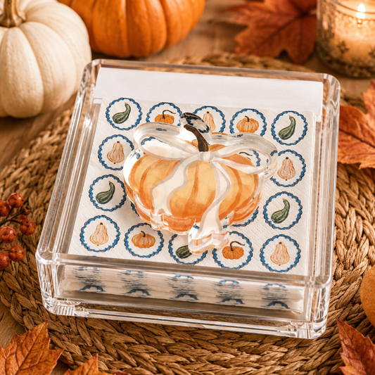 Pumpkin Napkin & Tray Set
