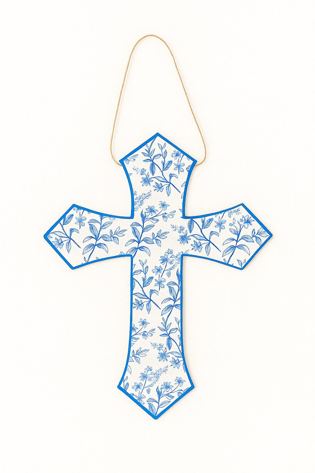 Blue & Blessed Door Hanger