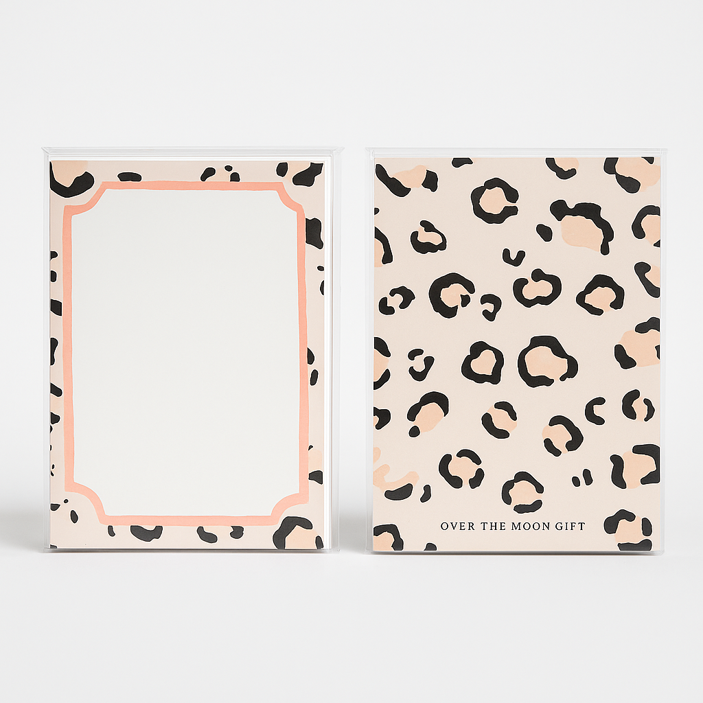 Leopard Notecards