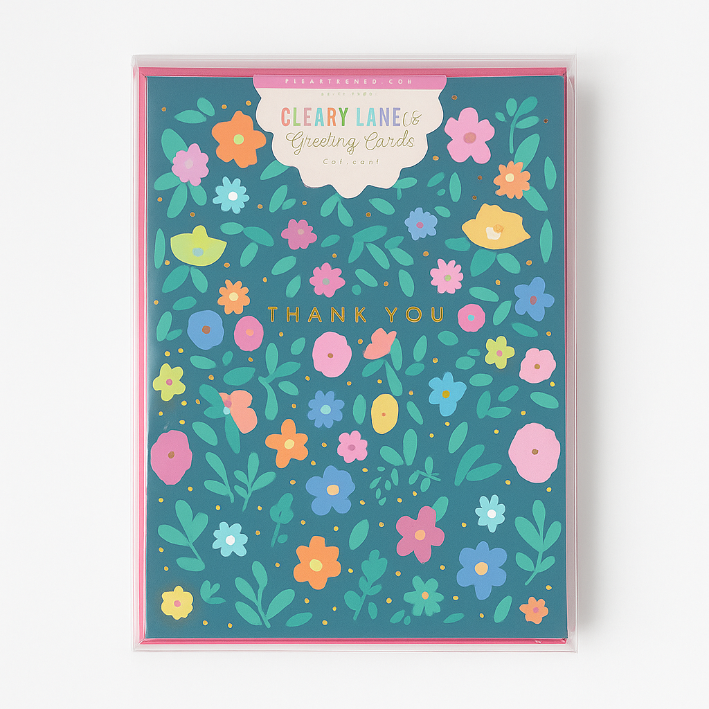 In Bloom Thank You Notecards