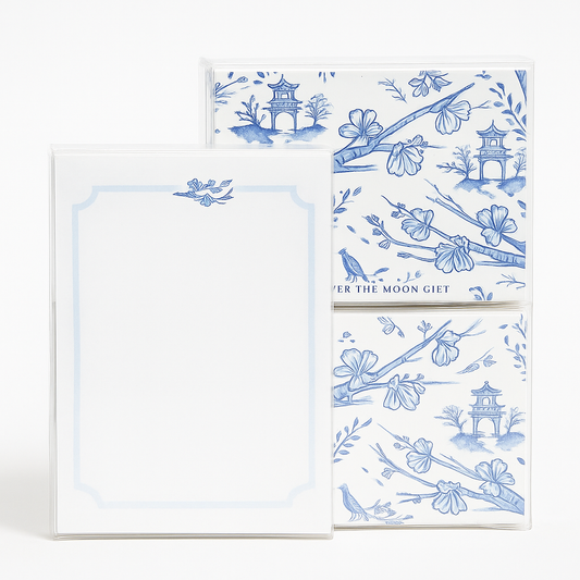 Blue Chinoiserie Note Cards