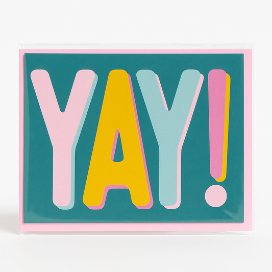 Yay Greeting Card