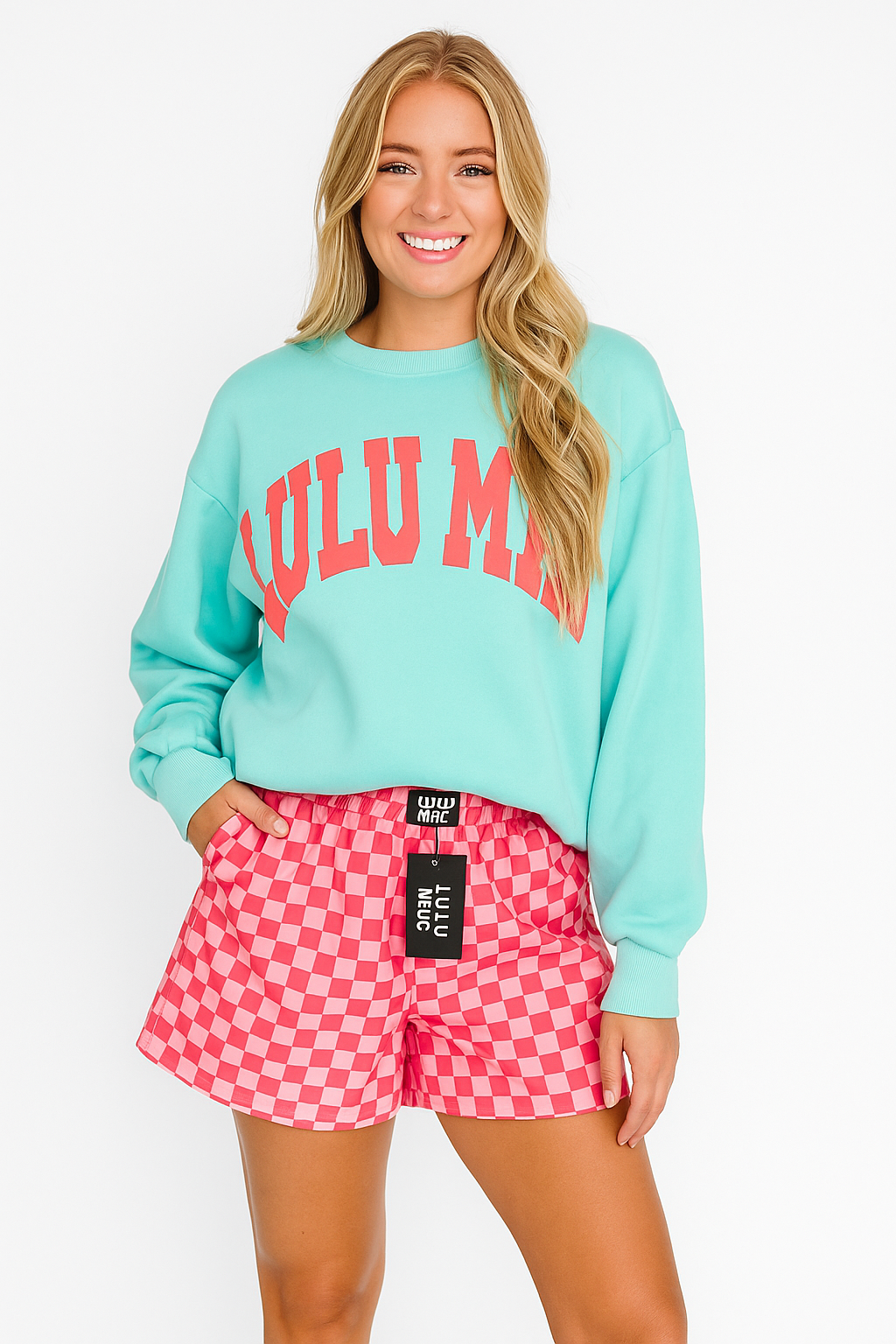 LuLu Mac Checked Shorts