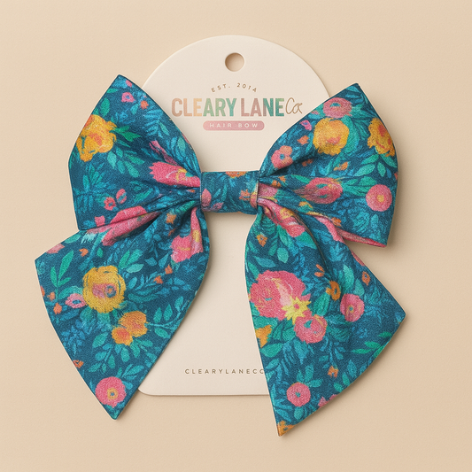 Spring Garden | Blue | Hairbow