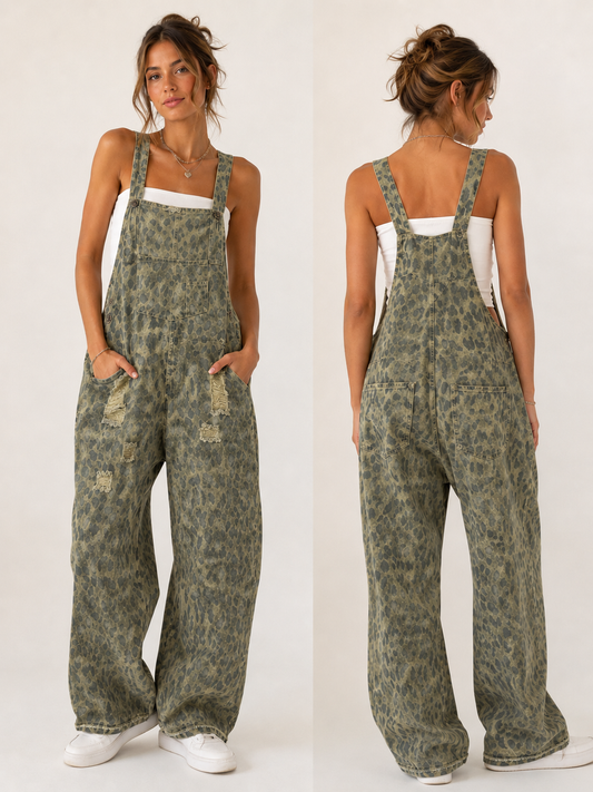 Wild Heart Denim Overalls | Easel