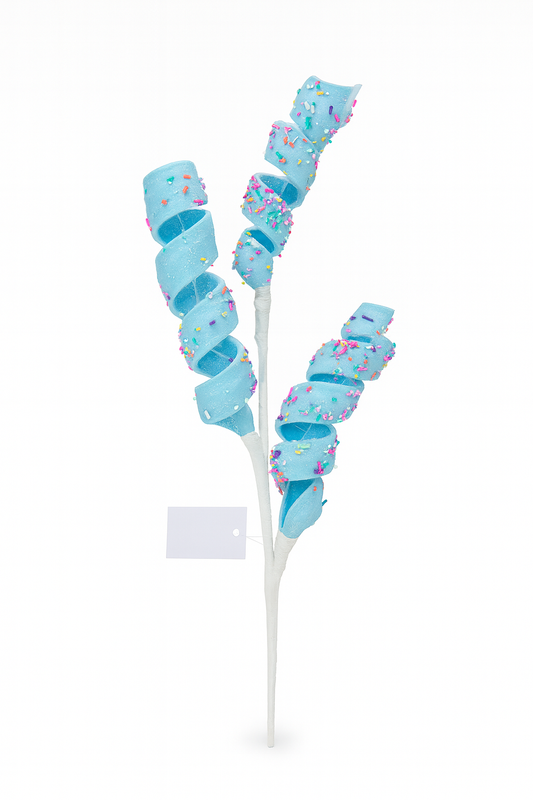 Blue Candy Twirls