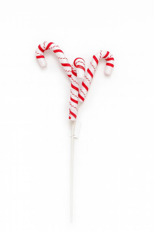 Twisted Candy Cane Pick