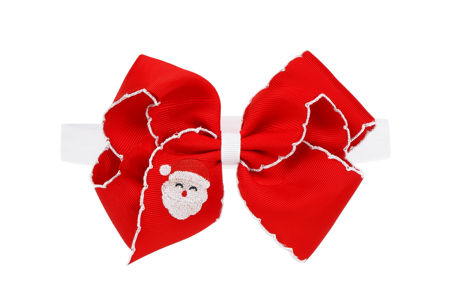 Santa Embroidered Headband