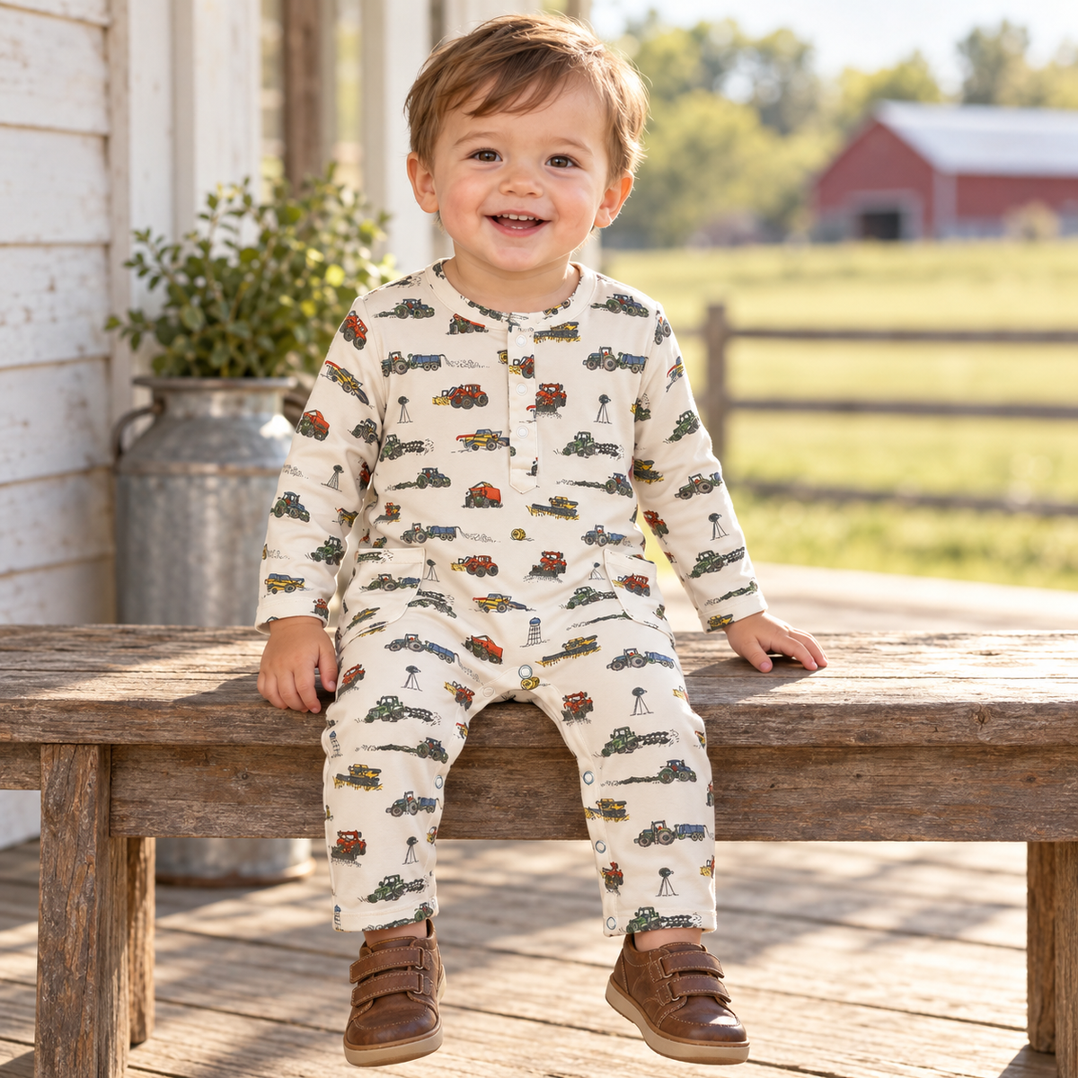 Lil Farmer Romper