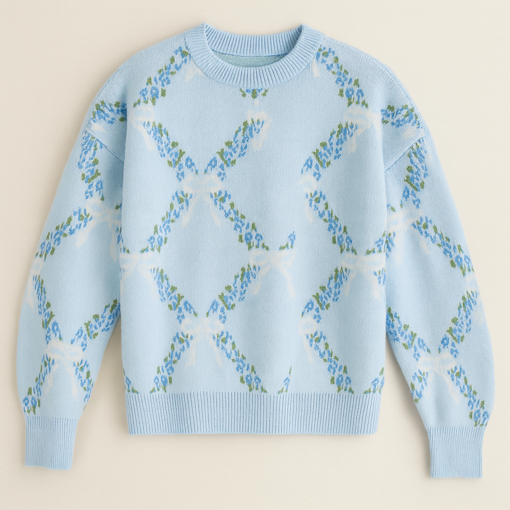 Coquette Ribbon Sweater