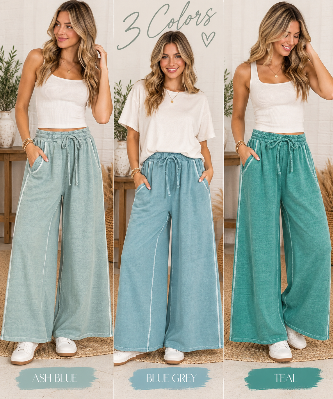 Easy Breezy Wide leg Pants