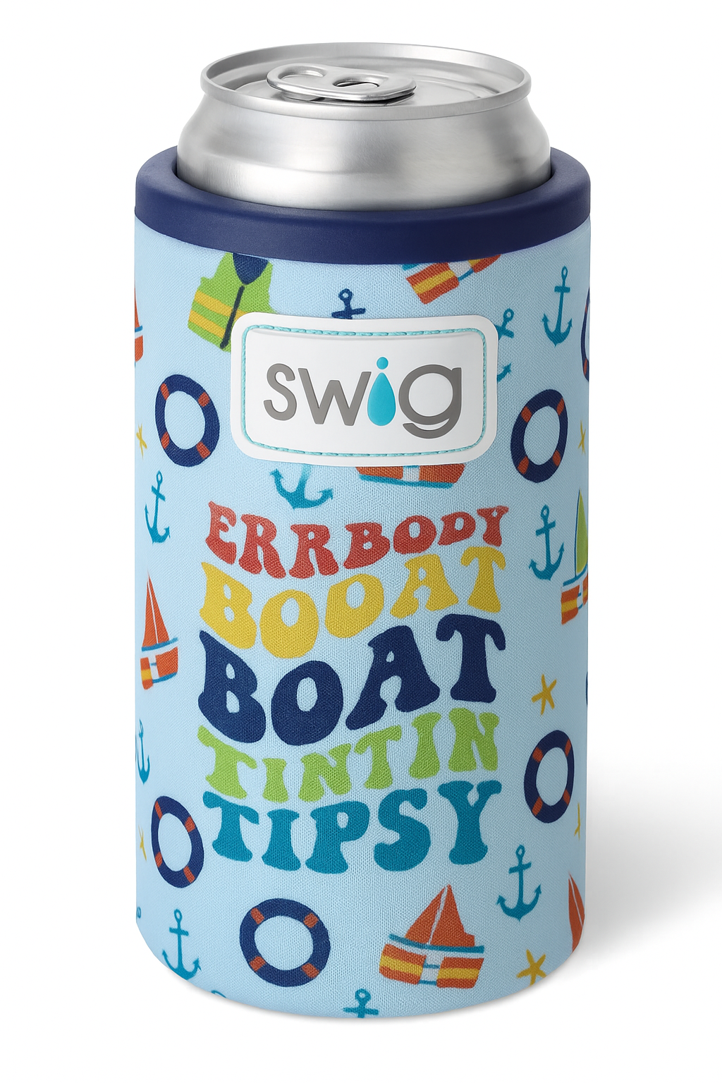 Slim Can Coozie | Errbody on the Boat