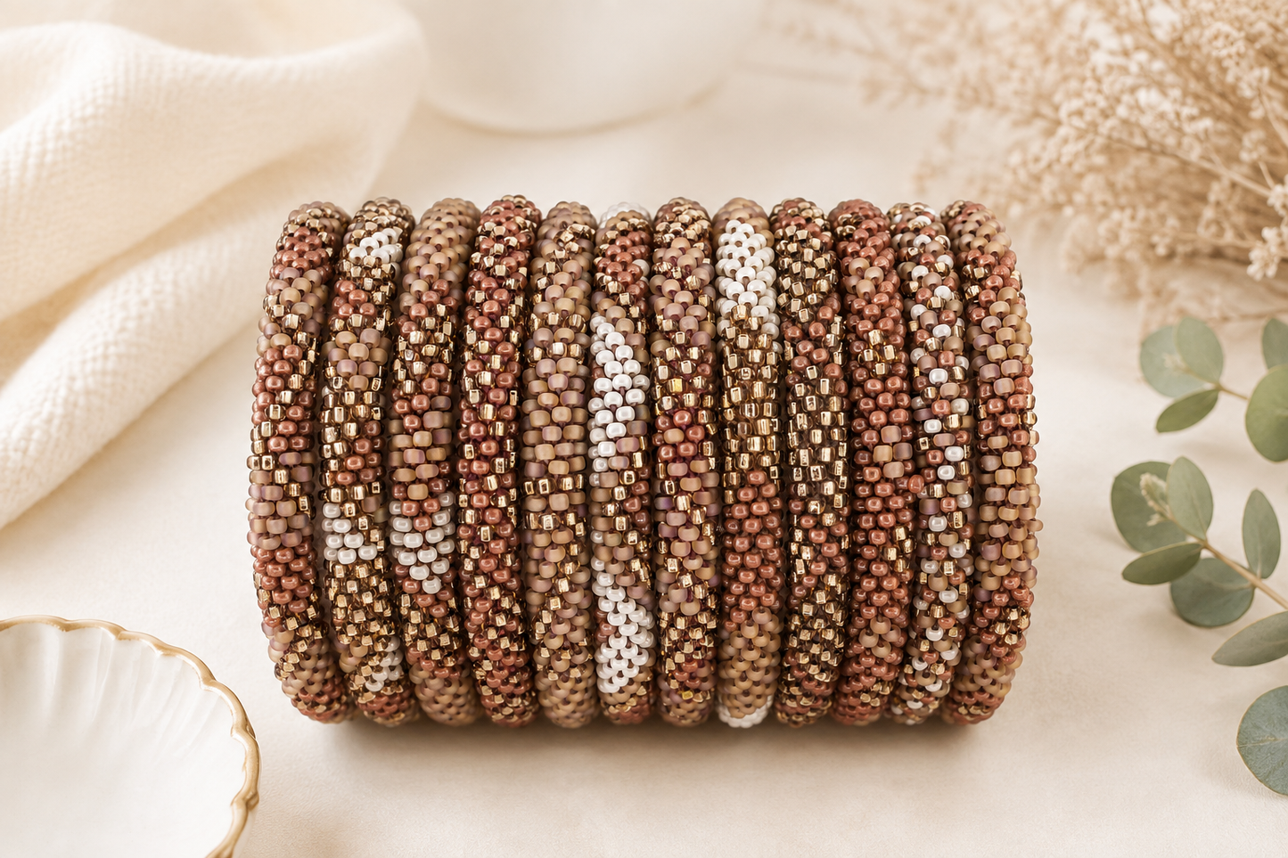 Nepal Roll On Bracelets
