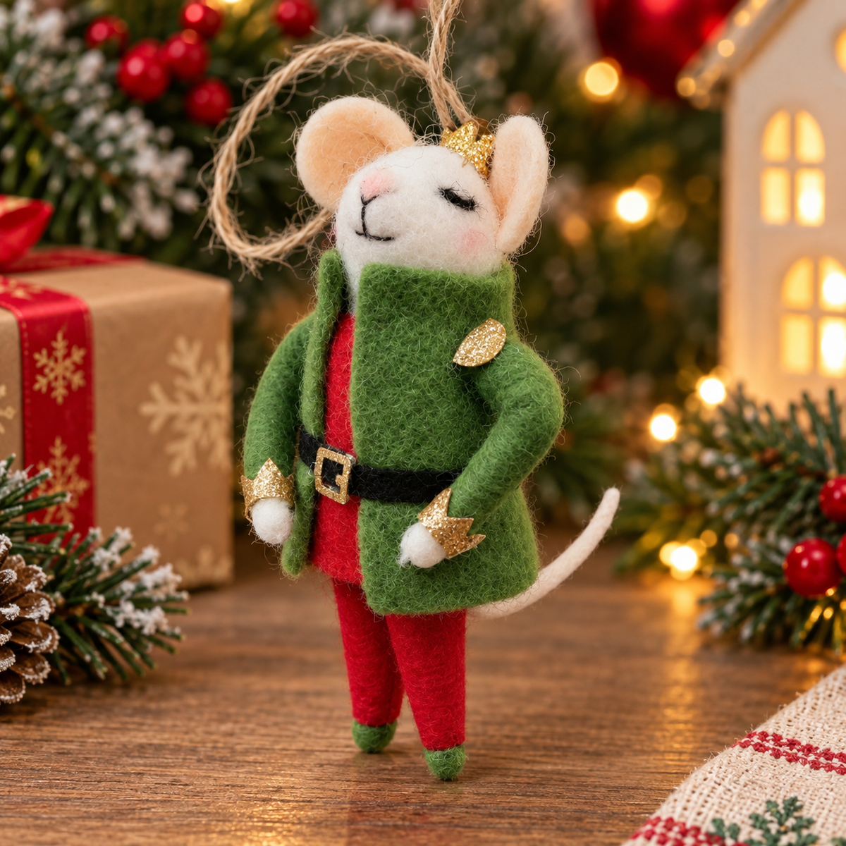 The Royal Christmas Mice Ornament