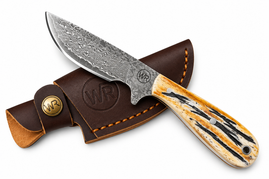 Burnt Bone Ciervo Skinner Knife