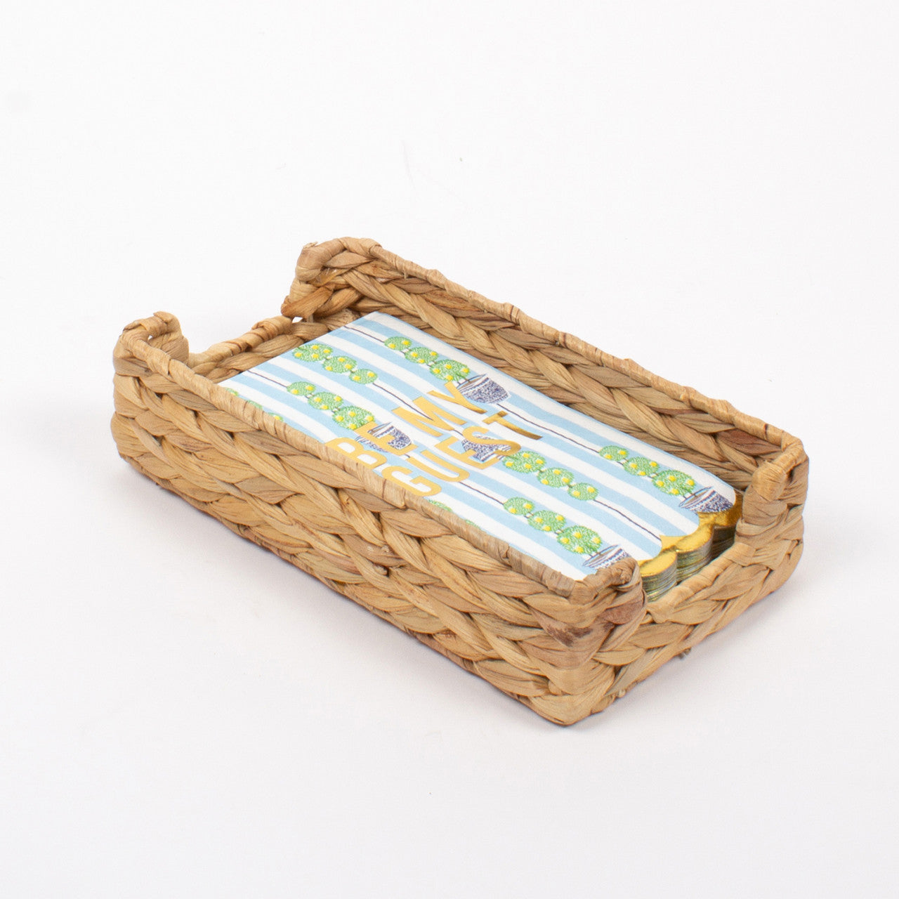 Guest Towel Tray Natural Woven