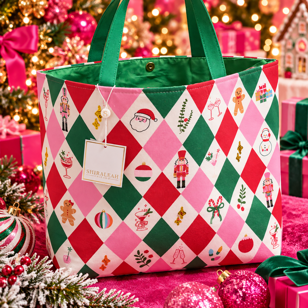 Merry Holidays Tote | Large